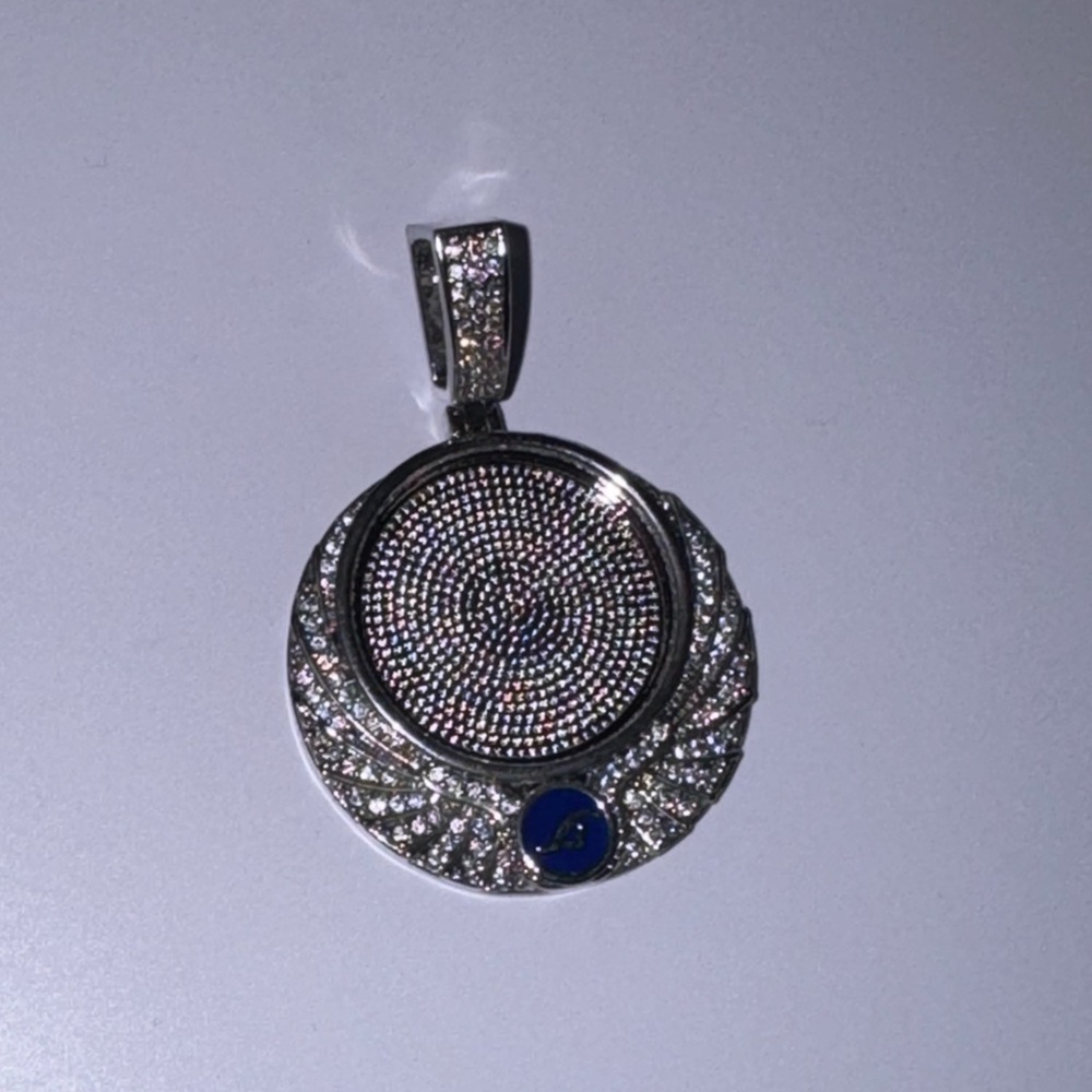 Mens memory charm pendant, personalized picture pendant, keepsake memorial gift